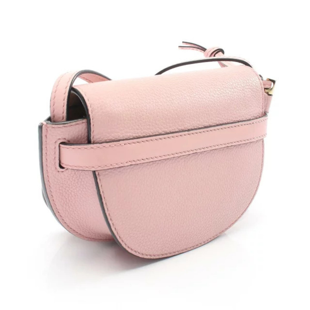 Loewe Leather Bag Shoulder Pink Gate Pink